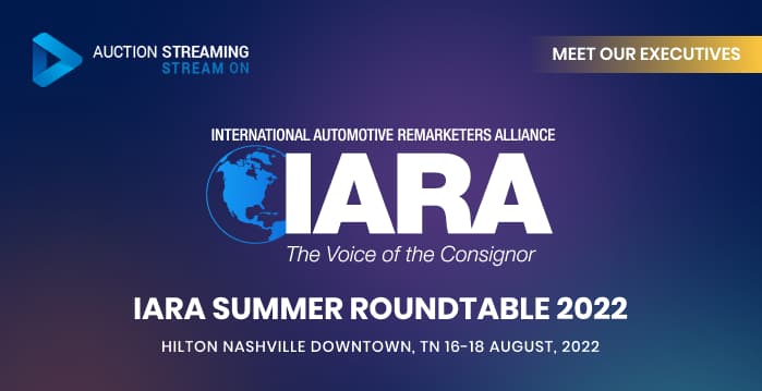 Meet Auction Streaming at IARA Summer Roundtable 2022!