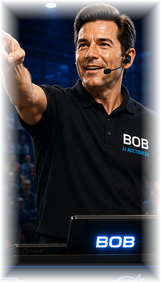 BOB, the Auction Streaming AI Auctioneer